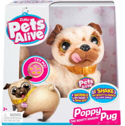 ZURU Pets Alive Booty Shaking Pups - Pug, cuddly toy (9521) - vexio