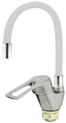 Zegor egykaros mosogató csaptelep flexibilis kifolyócsővel YUB4-F181GY Szürke (YUB4-F181GY) - optonica