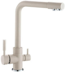 Zegor 3 utas mosogató csaptelep SAF18-A092KS Homokszínű (SAF18-A092KS) - optonica