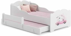 Kobi Anna Ifjúsági ágy 2 matraccal - fehér - Többféle matricával (Kobi_Anna_ketto-matraccal_tobbfele_matricaval) - pepita - 100 490 Ft