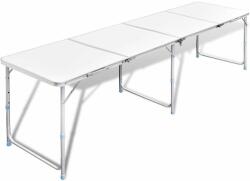 vidaXL Összecsukható Állítható Alumínium Kemping asztal 240 x 60 cm (41327)