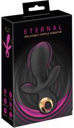 Eternal Inflatable Triple Vibrator Black Vibrator