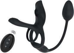 Couples Choice RC Multi Function Couples Vibrator Black Vibrator