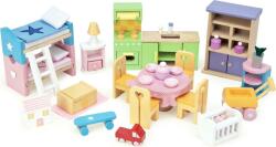 Le Toy Van Mobilier din lemn pentru Casa - Set de inceput (PR00521991) Casuta papusi