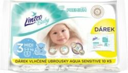 Linteo Scutece de unică folosință Linteo Baby Premium Midi 5-9 kg 5 buc + cadou (IP4693)