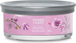 Yankee Candle Lumânare Yankee, Lumânare cu orhidee sălbatică într-un cilindru de sticlă, 340 g (NW3499788)