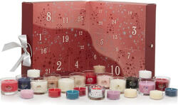 Yankee Candle Calendar de Advent 12 buc ceai + 12 buc lumanari votive si suport pentru lumanari (NW3499354)