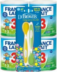 France Lait 3 hrană cu lapte pentru susținerea creșterii copiilor mici de la 1 an 4x400g + 2 linguri (IP3190)