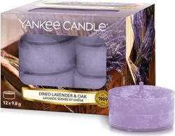 Yankee Candle Yankee gyertya, szárított levendula és tölgy, tea gyertyák, 12 db (NW3011662)