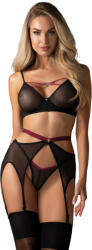 Obsessive Novenes 3-pcs Set Black XS/S