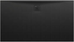 Laufen LAUFEN PRO Zuhanytálca, Marbond kompozit anyagból, extra lapos, téglalap alakú, kivezetés a hosszú oldalon, Fekete H2119500800001 (H2119500800001)