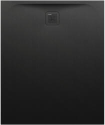 Laufen LAUFEN PRO Zuhanytálca, Marbond kompozit anyagból, extra lapos, téglalap alakú, kivezetés a rövid oldalon, Fekete H2119530800001 (H2119530800001)
