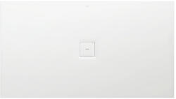 Laufen SOLUTIONS Zuhanytálca, Marbond kompozit anyagból, téglalap, lefolyó középen, Fehér H2154460000001 (H2154460000001)