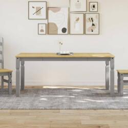 vidaXL Corona szürke tömör fenyőfa ebédlőasztal 180 x 90 x 75 cm (4005721) - pepita