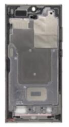 Samsung S928B Galaxy S24 Ultra EU verzió előlap keret, lcd keret, ezüst (gyári)