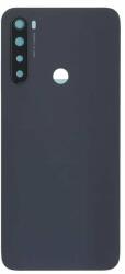  tel-szalk-19297056173 Xiaomi Redmi Note 8T Fekete Akkufedél hátlap, kamera lencse (tel-szalk-19297056173)