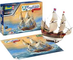 Revell Gift Set Mayflower 400th Anniversary 1: 83 makett készlet festékkel és kiegészítőkkel (05684) (05684)