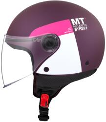 MT Helmets Casca moto open MT STREET INBOARD C8 violet-roz mat (MT1338A11283)