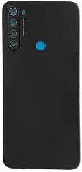 tel-szalk-19297056180 Xiaomi Redmi Note 8 Fekete Akkufedél hátlap, kamera lencse (tel-szalk-19297056180)