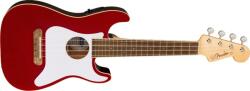Fender 0970523509 Fender Fullerton Fullerton Strat® Uke, nuc Fingerboard, White Pickguard Candy Apple Red ukulele (0970523509)