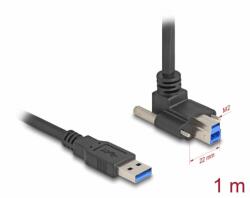 Delock Cablu USB 3.2-A la USB-B unghi T-T 1m, Delock 80480 (80480)