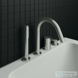 Ideal Standard JOY 4 üléses kádtöltő csaptelep zuhanyszettel, Silver storm BC789GN (BC789GN)