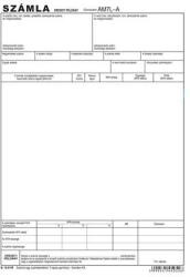  Nyomtatvány, *számlagarnitúra, áfa-részl (NVB1001RDB) - cartridge