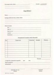  D. E. 973/V Jegyzőkönyv (Lopási), 3 példányos, A/4 (DE973V) - cartridge