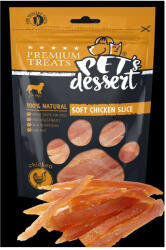 Pet's Desert Pet s Desert, Recompense pentru caini, Dog Soft Chicken Slice LSC-02, 80g