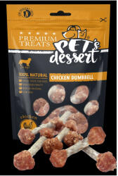 Pet's Desert Pet s Desert, Recompense pentru caini, Dog Chicken Dummbell LSC-26, 80 g