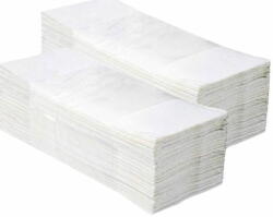  Hajtogatott papírtörlő - prémium, 2 rétegű, fehér, 3 000 db