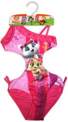  44 Csacska macska trikini kislányoknak - pink - 116