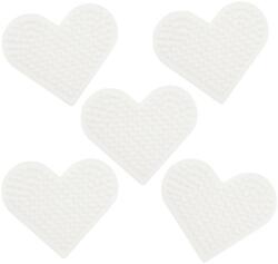 Playbox PlayBox: Szív alakú alaplap csomag 5mm-es MIDI vasalható gyöngyökhöz 5db-os szett (2456563) - jatekshop