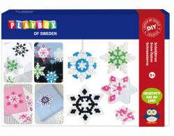 Playbox PlayBox: 5mm-es MIDI vasalható gyöngy 4000db-os karácsonyi hópehely szett (2456339)