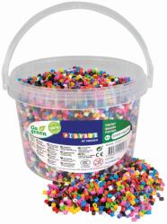 Playbox PlayBox: Go Green 5mm-es MIDI vegyes színű vasalható gyöngy vödörben 20.000db-os csomag (2456414) - jatekshop