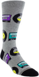 Perri´s Socks Șosete PERRI´S SOCKS - RETRO CASSETTE CREW - GRI HTR - PSB309-050