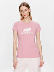 New Balance Tricou Essentials Stacked Logo WT31546 Roz Athletic Fit