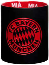  Bayern München bögre fekete dombornyomott - football-fanshop