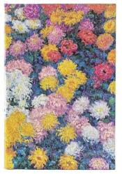 Paperblanks butikkönyv, Midi, vonalas Monets Chrysanthemums