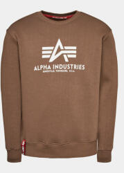 Alpha Industries Bluză Basic 178302 Maro Regular Fit