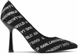 Karl Lagerfeld Pantofi cu toc subțire KL31314 Negru