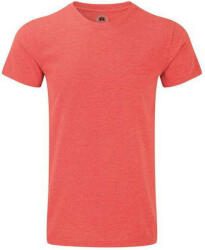 RUSSELL 165M környakas unisex rövid ujjú póló, Red-S (JZ165M-05-1)