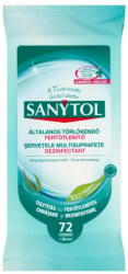 Sanytol Fertőtlenítő Törlőkendő - 72 db