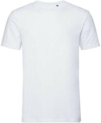 RUSSELL 108M biopamut rövid ujjú férfi póló, White-XL