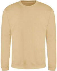 Just Hoods Uniszex hagyományos szabású kereknyakú pulóver AWJH030, Desert Sand-XL (awjh030ds-xl)