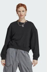 Adidas Bluză Essentials+ Made with Hemp Sweatshirt IC1824 Negru Loose Fit