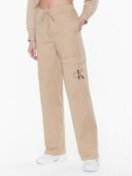 Calvin Klein Jeans Pantaloni din material J20J220263 Bej Relaxed Fit