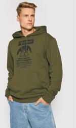 Reebok Bluză Cl Camping Graphic Hoodie GS4194 Verde Relaxed Fit