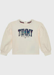 Tommy Hilfiger Bluză Tartan Logo KG0KG07098 M Écru Regular Fit