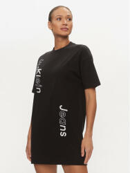 Calvin Klein Rochie de zi Logo J20J223042 Negru Oversize
